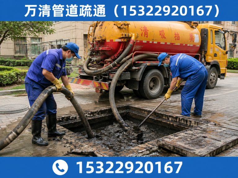 越秀区24小时管道疏通展示图